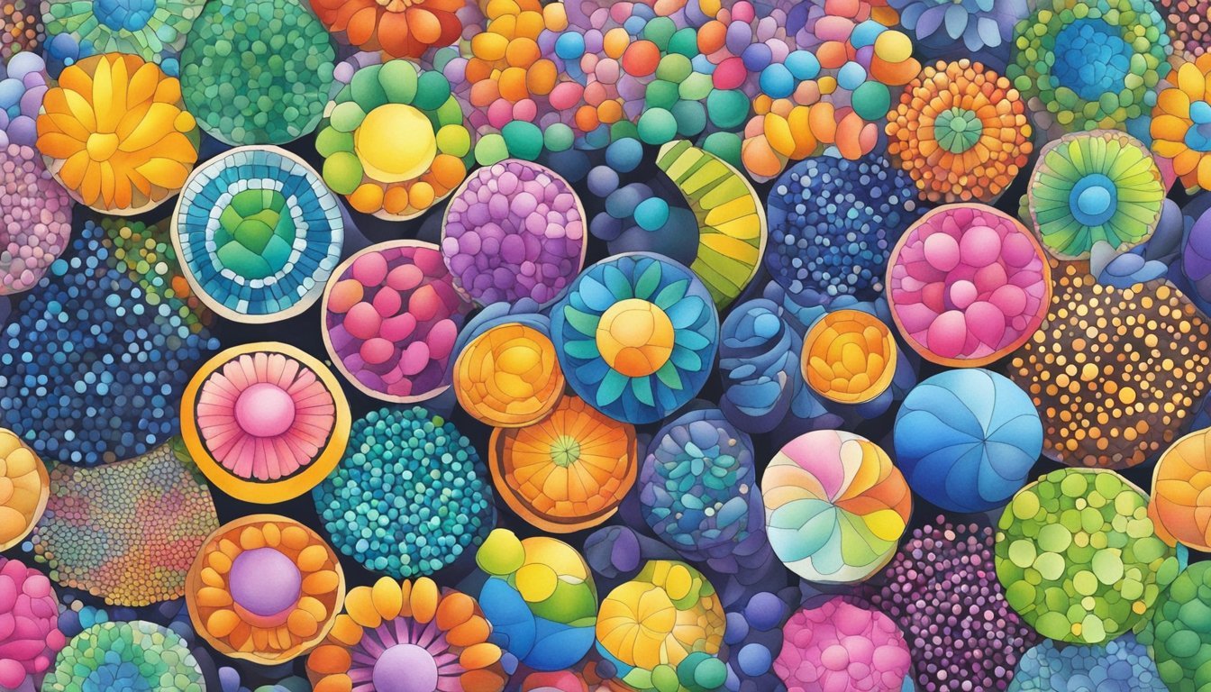 A colorful array of dot art created with alcohol markers, showcasing 10 unique techniques and styles